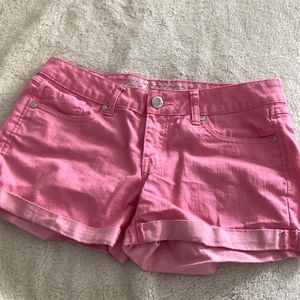 Pink Denim Shorts Express